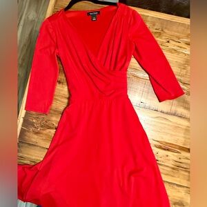 WHBM Red Wrap Dress